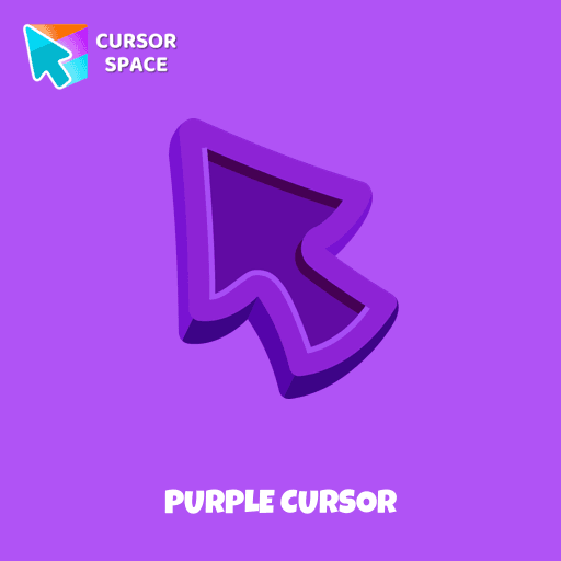 Purple cursor arrow cursor
